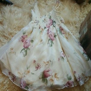 Vintage kid sized floral dress